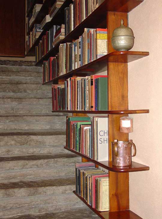 stair shelves